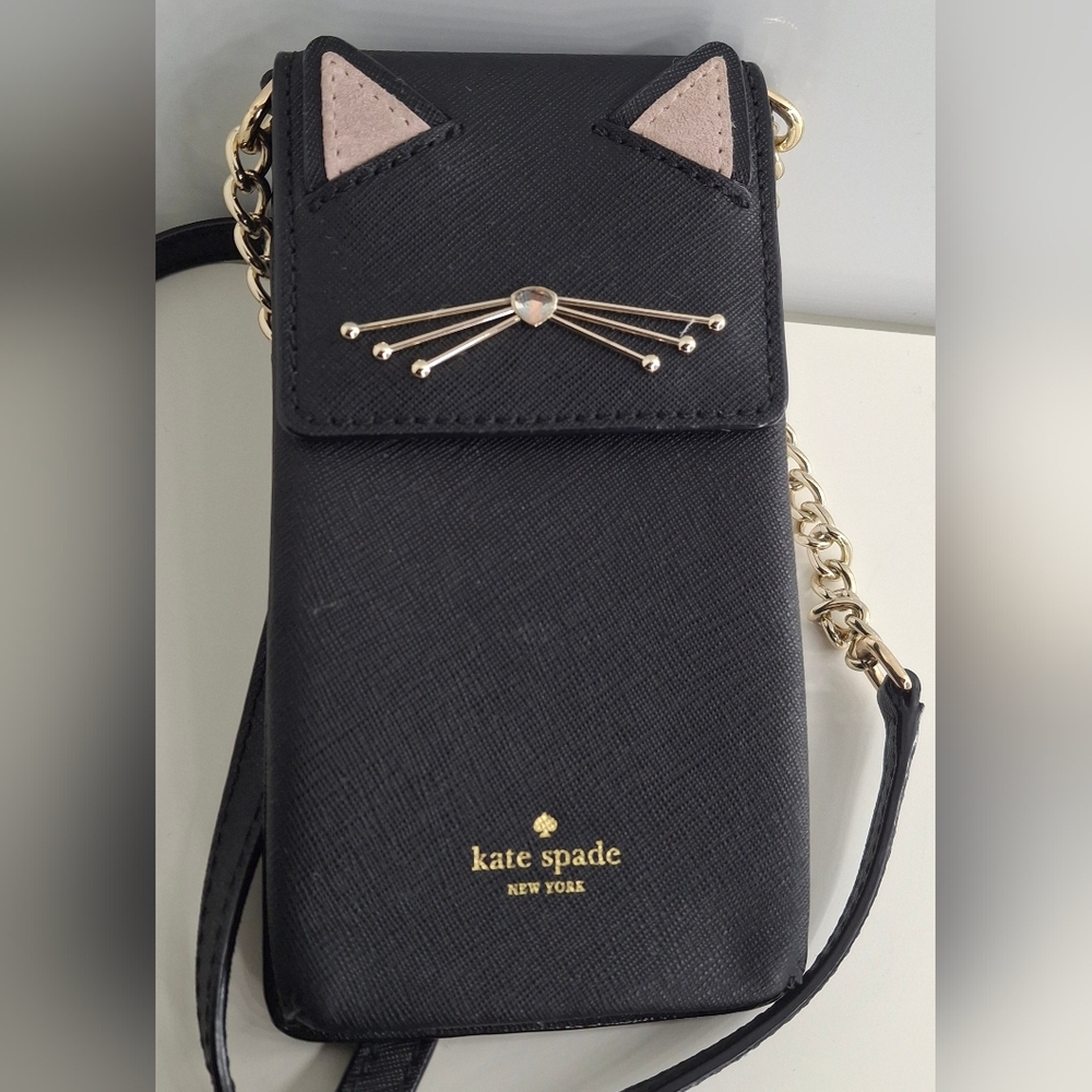 Kate Spade Novelty Black Cat Crossbody Bag - Picture 2 of 6